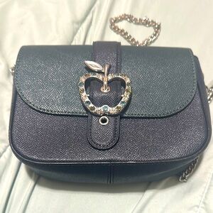 NWT Coach C6797 Gemma Crossbody In Colorblock With Apple Buckle Forest Midnight.